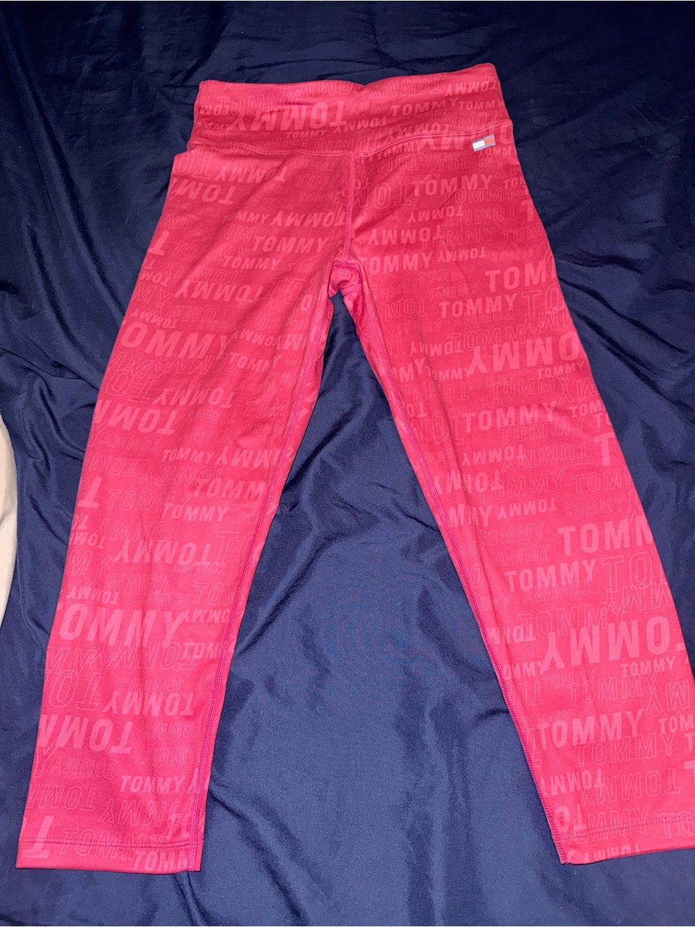 Tommy Hilfiger Pink Logo-Print Girls' Leggings